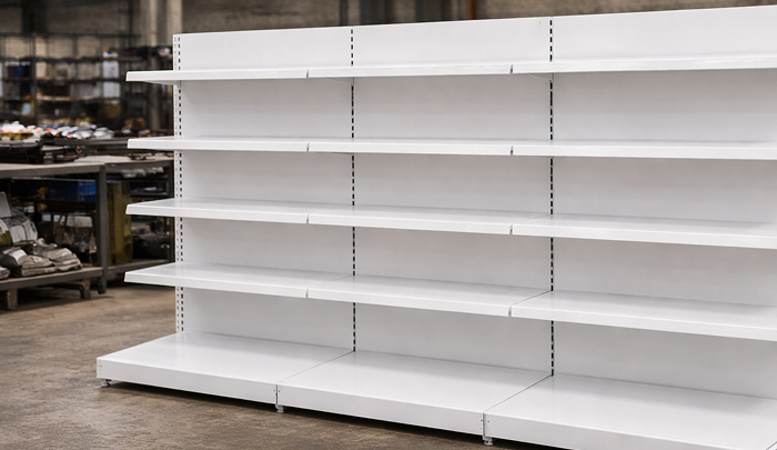 Металлические торговые стеллажи Металлические торговые стеллажи