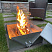 Очаг для костра lzm firepit 430 складной нержавеющая сталь