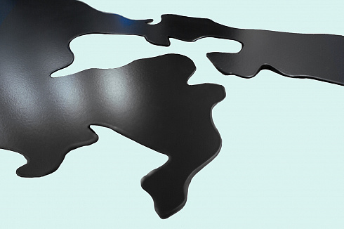 Силуэт карты мира