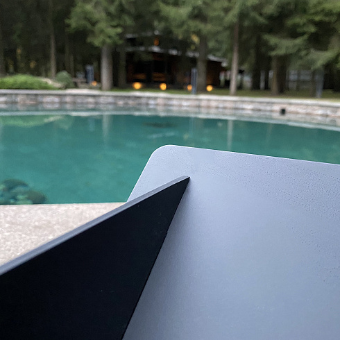 Очаг для костра/мангал lzm firepit 8 складной сталь, огнеупорная краска